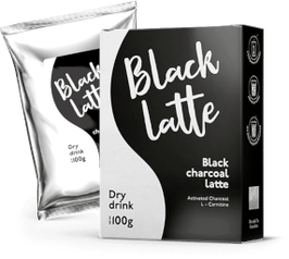 ნახშირის ლატე Black Latte